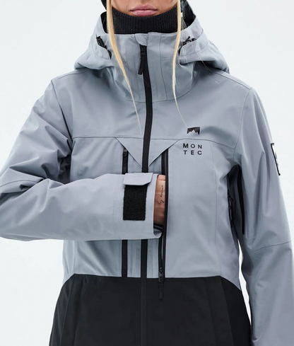 Moss W Veste de ski pour femme – Bleu doux / Noir